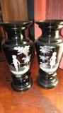 Pair of Mary Gregory Vases