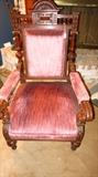 Antique German / European hand carved chair