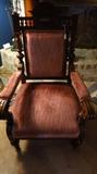 Antique German / European hand carved chair