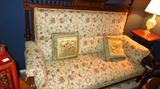 High back Antique German / European sofa