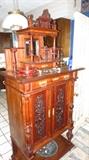 Antique German / European hand carved cabinet