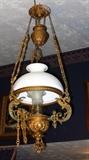 Antique German / European hanging lamp