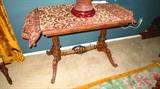 Antique German / European hand carved table