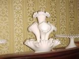 White Glass Epergne