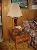 Lamp Table & Lamp