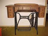 Oak Sewing Machine Cabinet