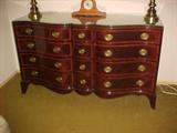 Mahogany Serpentine front Dresser