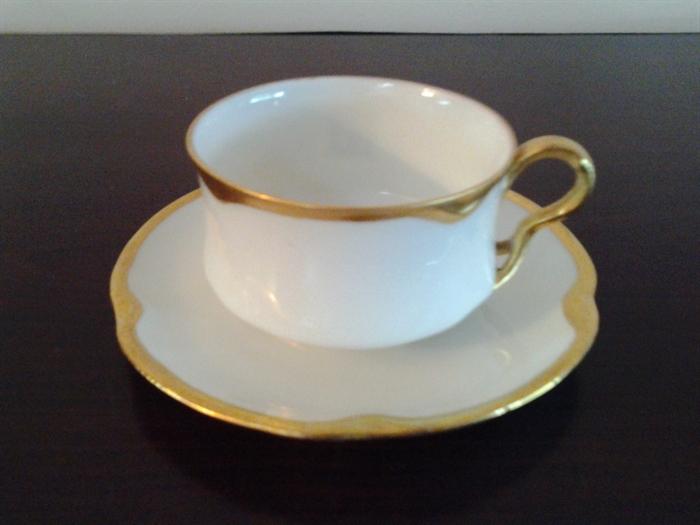 Limoges tea cup and saucer