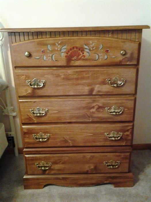 Chest of Drawers has a matching nightstand