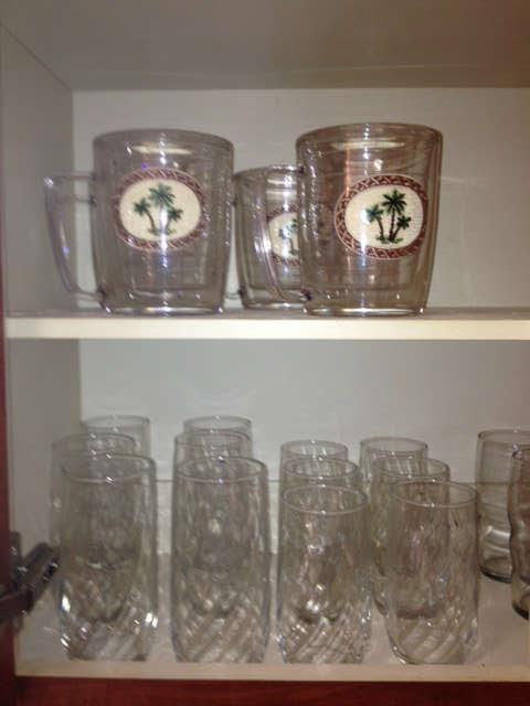 Tervis mugs and glassware