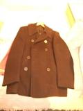 One of 2 World War II peacoats