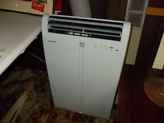 Portable air conditioner.
