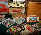Vintage Comic Books, 1950's Marbles
