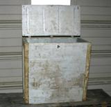 Tin Lined Farm Box, Milk?