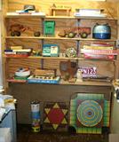More Vintage Toys and Games in the basement.
