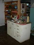 Neat 1940-50s Kitchen Cupboard