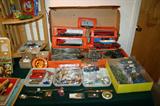 More Marbles, Army Men and some of the smalls. Lionel Santa Fe Train Set in original boxes