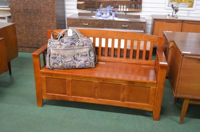 DEACONS BENCH WITH STORAGE