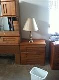 End Table (Part of Bedroom Set) Lamp (Separate)