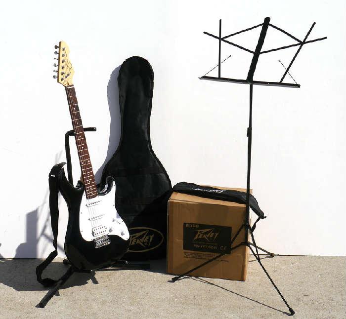 Peavey Guitar, Amp, & Stand