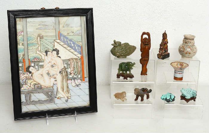 Chinese Carved Miniatures & Oriental Art