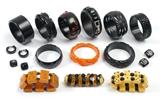 Lot 1407:  TRAY LOT VINTAGE BAKELITE & PLASTIC BRACELETS - BLACK