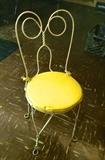 Set of 4 Bistro / Ice Cream Parlor wire chairs
