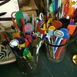 lots of vintage stirrers