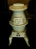 Antique pot belly stove