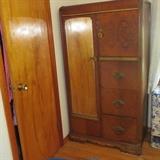 Vintage Waterfall Armoire