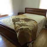 Vintage Waterfall Bed - Headboard and Footbard