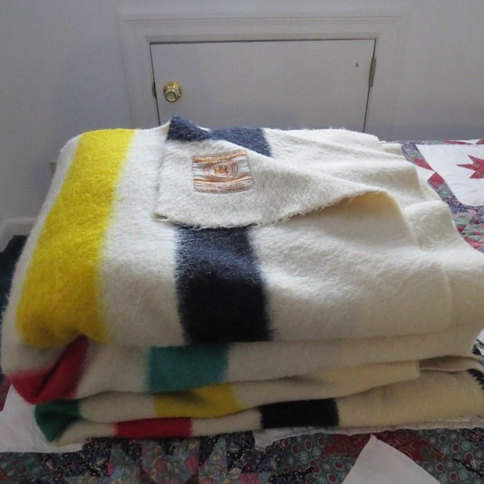 Hudson Bay Company - Made in England wool blankets