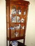 Lighted Corner Cabinet
