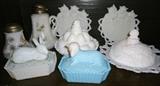 Milk Glass Covered Dishes