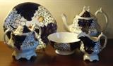 Gaudy Welsh "Tulip" Tea Set