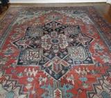 Antique Serapi Handmade Rug