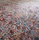 Antique Lavar Kerman Rug