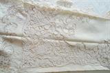 Large Cutwork and Embroidered Tablecloth