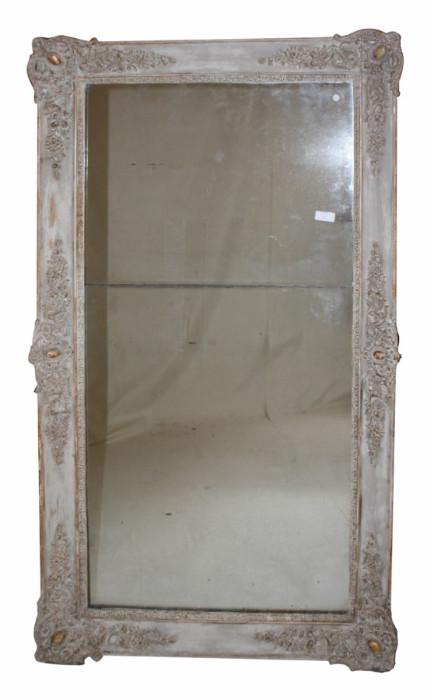 French Louis XV painted mirror