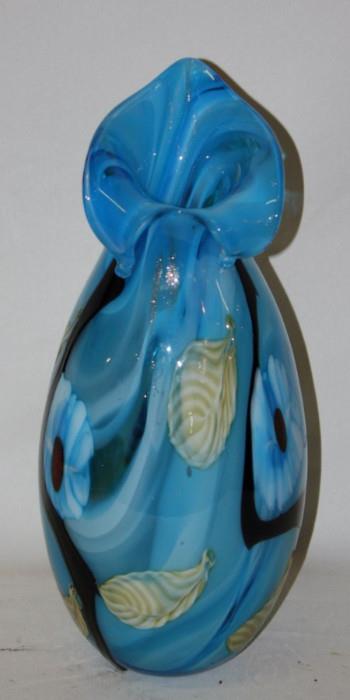 Murano art glass vase 