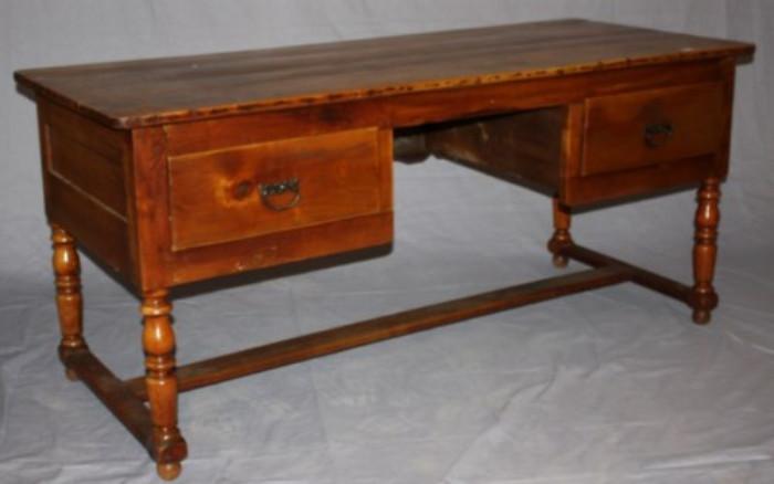 French Provincial desk in cherry 