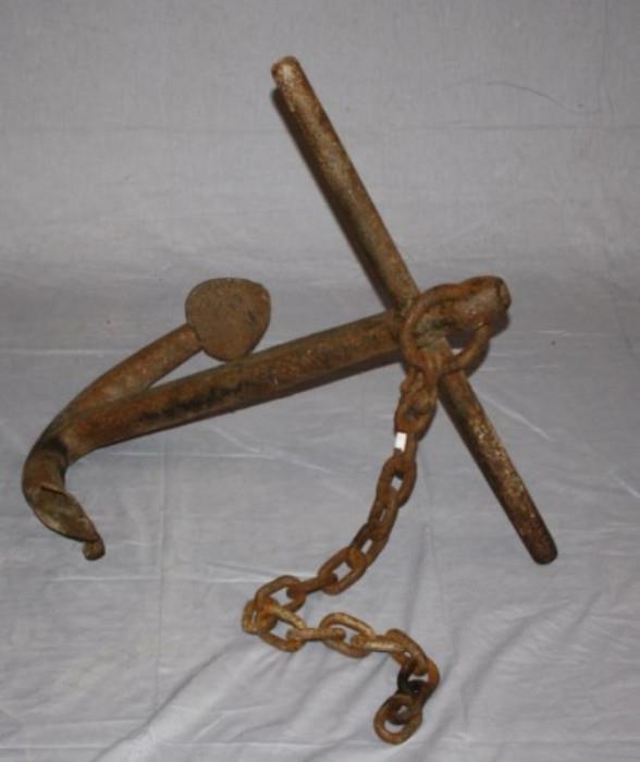Vintage iron anchor 