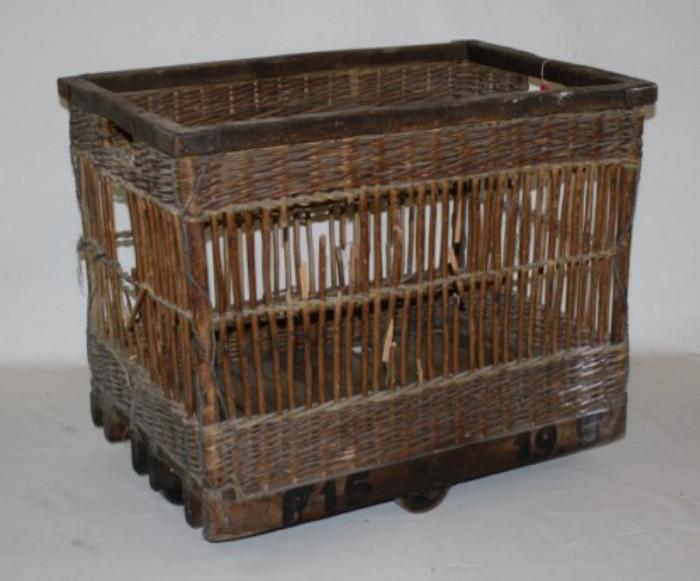 Vintage textile cart 