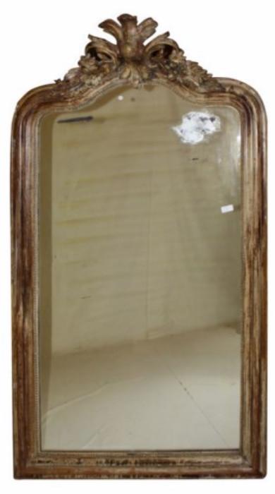 French Louis Philippe painted frame mirror