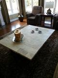 Huge Burled Wood Coffee Table
