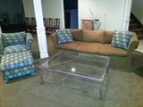 Sleeper Sofa Glass Coffee Table