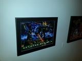 Saga Video Game Framed Backglass Godzilla