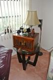 End Table, Crosley Record Player & Radio