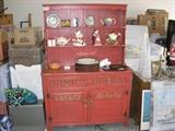 red china cabinet..NOW 50% OFF