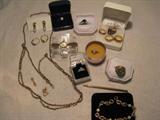 Some of gold and precious stone jewelry